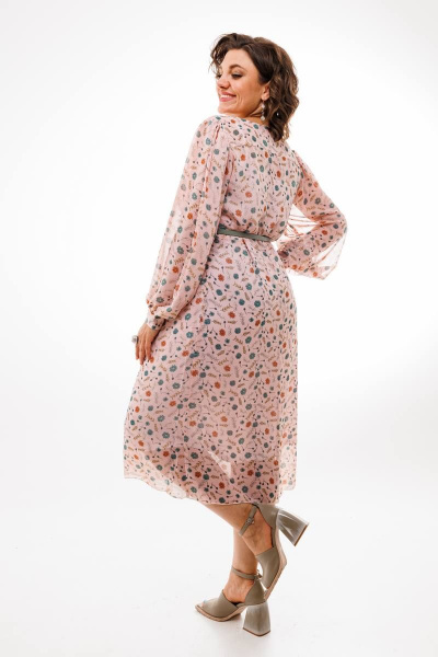Платье Anelli 1213 розовый - фото 2