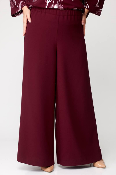 Широкие брюки в стиле палаццо из струящейся ткани, демисезон Angelina & Сo 870 - фото 1