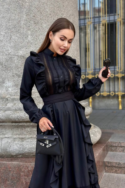 Платье на каждый день с воланами и кружева Pavlova 173 - фото 8