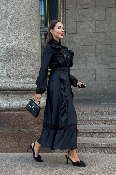 Платье на каждый день с воланами и кружева Pavlova 173 - фото 6