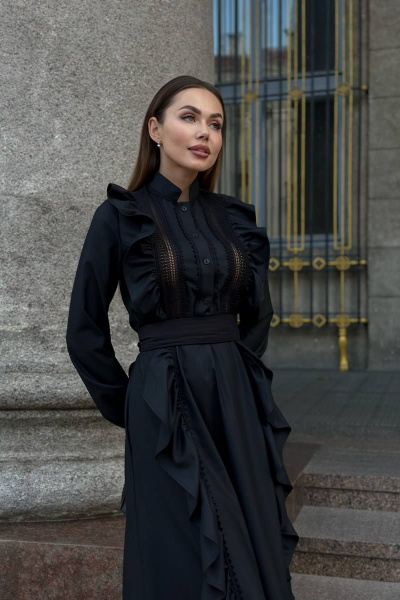 Платье на каждый день с воланами и кружева Pavlova 173 - фото 5