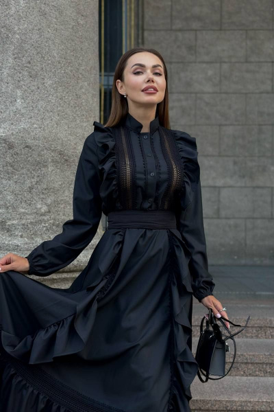 Платье на каждый день с воланами и кружева Pavlova 173 - фото 3