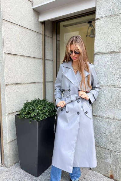 Тренч Skipper Design 105-к серый - фото 1