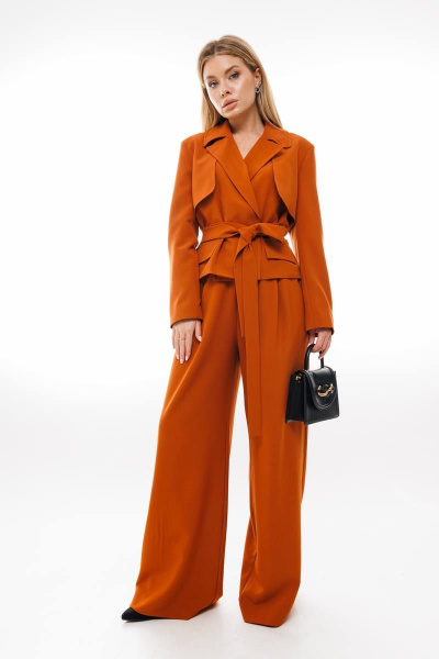 Брюки, жакет Ambera Style 2030-1 терракот - фото 5