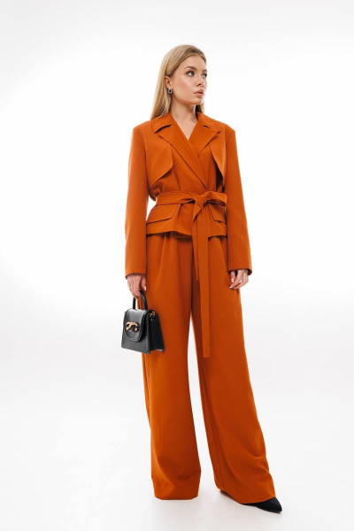 Брюки, жакет Ambera Style 2030-1 терракот - фото 3