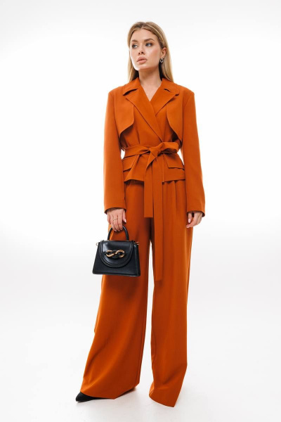 Брюки, жакет Ambera Style 2030-1 терракот - фото 1