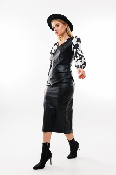 Жилет, юбка Ambera Style 2042 черный - фото 2