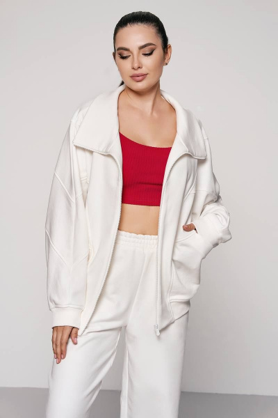 Брюки, бомбер FOXY FOX 1522 молочный - фото 5