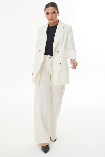 Брюки AURA otd 4104 молочный - фото 1