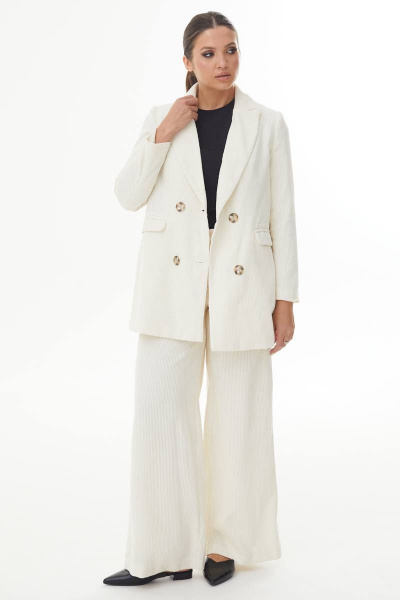 Брюки AURA otd 4104 молочный - фото 3