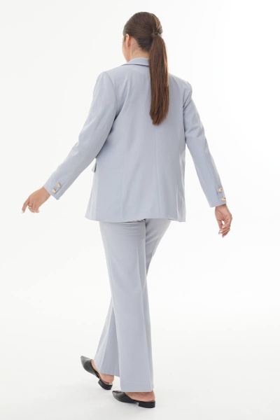 Брюки, жакет AURA otd 9178 светло-серый - фото 2