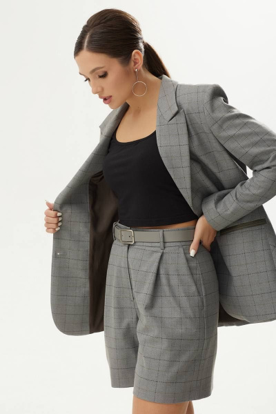 Деловой жакет полуприлегающего силуэта из текстиля Elady 4294 - фото 3