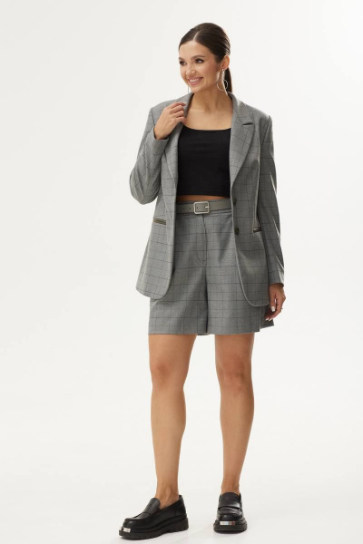 Деловой жакет полуприлегающего силуэта из текстиля Elady 4294 - фото 4