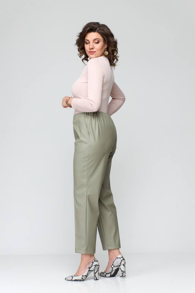 Брюки ANASTASIA MAK 1140 фисташка - фото 6
