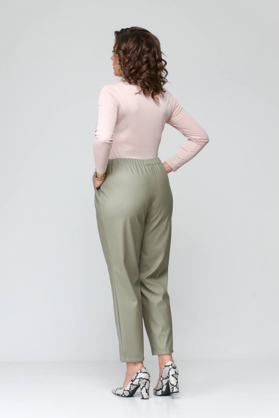 Брюки ANASTASIA MAK 1140 фисташка - фото 4