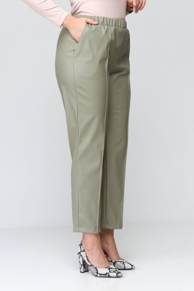 Брюки ANASTASIA MAK 1140 фисташка - фото 2