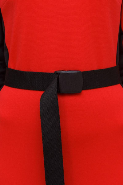 Платье трикотажное на каждый день, приталенное, демисезон Domna 5522 - фото 4