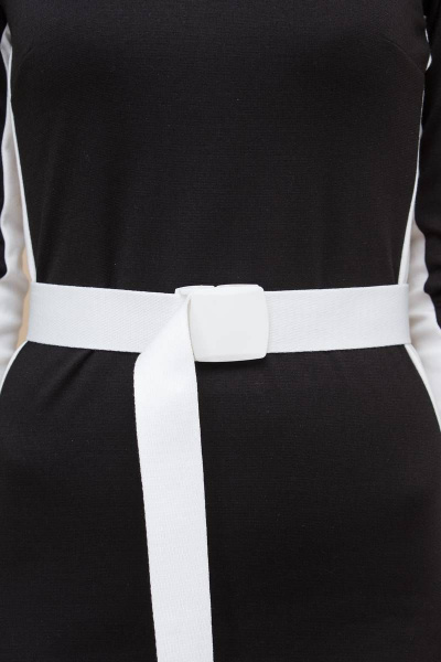 Платье трикотажное на каждый день, приталенное, демисезон Domna 5524 - фото 5