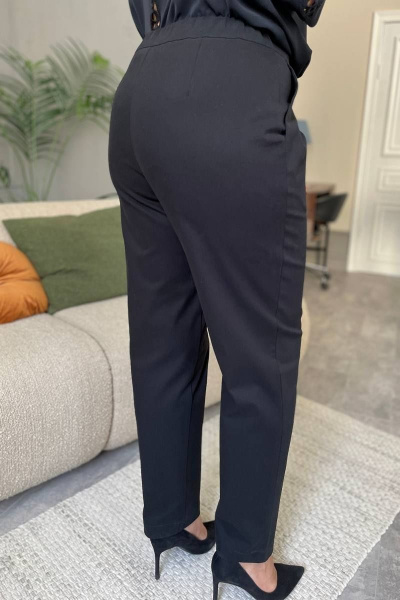 Джинсовые брючки со зауженным низом и накладными карманами Rumoda 2071 черный - фото 9