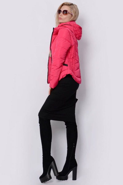 Юбка-карандаш миди из вискозы с разрезом на каждый день Patriciа C14830 черный - фото 2