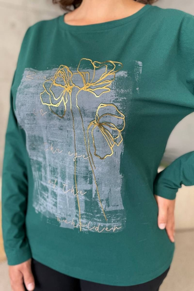 Джемпер Rumoda 2146 зеленый - фото 9