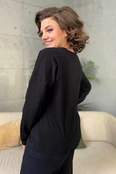 Джемпер Rumoda 2146 черный - фото 8