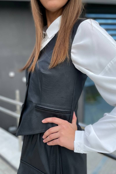 Жилет Rumoda 2149 черный - фото 7