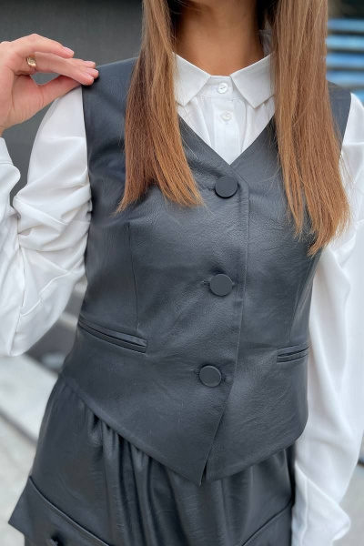 Жилет Rumoda 2149 черный - фото 6