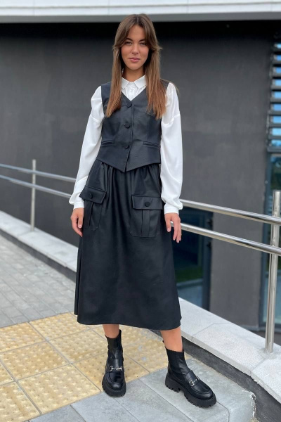 Жилет Rumoda 2149 черный - фото 2