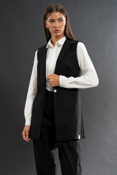 костюм из джинсовых джоггеров и жилета в спортивном стиле Kivviwear 40674101.01 - фото 9