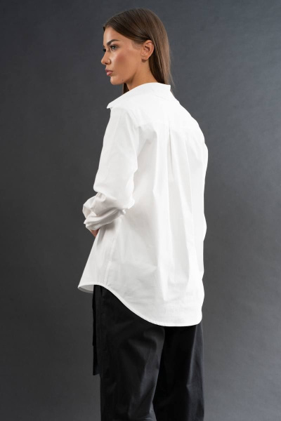 рубашка из текстиля с длинным рукавом и удлинением Kivviwear 3088.03 - фото 2