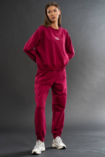 Костюм из трикотажных брюк и свитшота для демисезона Kivviwear 310613107.04 - фото 7