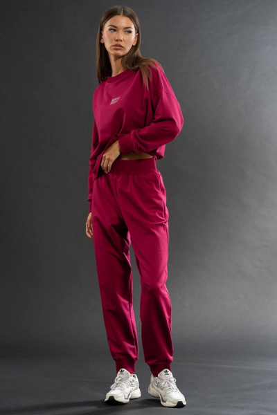 Костюм из трикотажных брюк и свитшота для демисезона Kivviwear 310613107.04 - фото 4