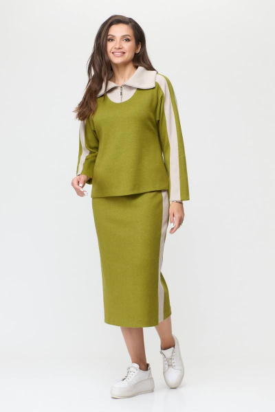 Джемпер, юбка Karina deLux M-1145 мультиколор - фото 1