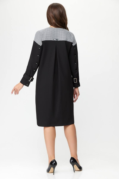 Дамское демисезонное платье длиной 102 см для делового образа DaLi 5658 - фото 3