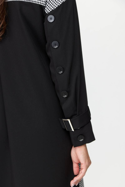 Дамское демисезонное платье длиной 102 см для делового образа DaLi 5658 - фото 4