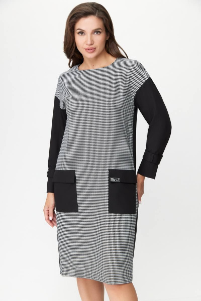 Дамское демисезонное платье длиной 102 см для делового образа DaLi 5658 - фото 2