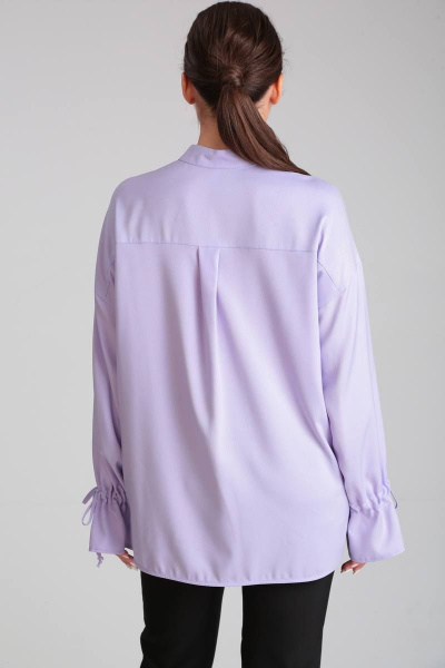 Рубашка свободного кроя с центральной планкой и карманами Modema м.547/2 - фото 3