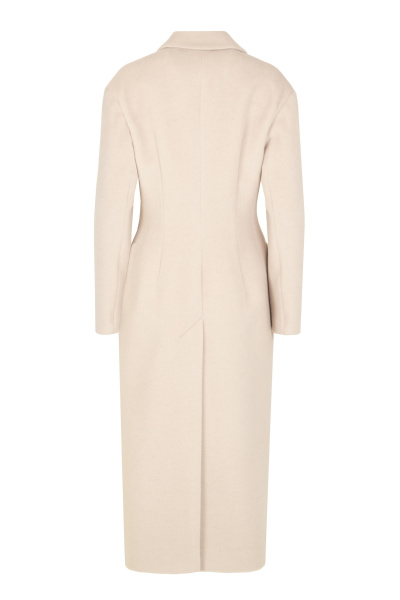 Пальто женское демисезонное белое из пальтовой ткани Elema 1-09-164 молоко - фото 3