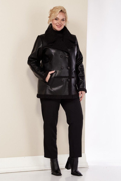 Дубленка Celentano 2040.2 черный - фото 5