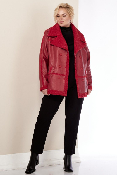 Дубленка Celentano 2040.2 алый - фото 13