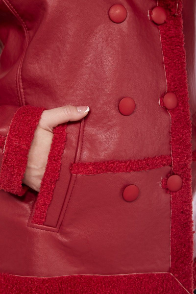 Дубленка Celentano 2040.2 алый - фото 9