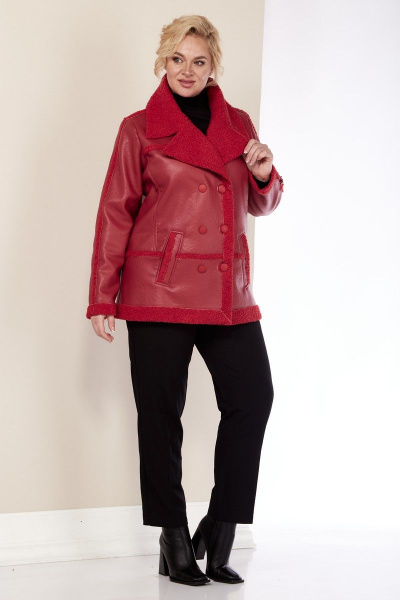 Дубленка Celentano 2040.2 алый - фото 4