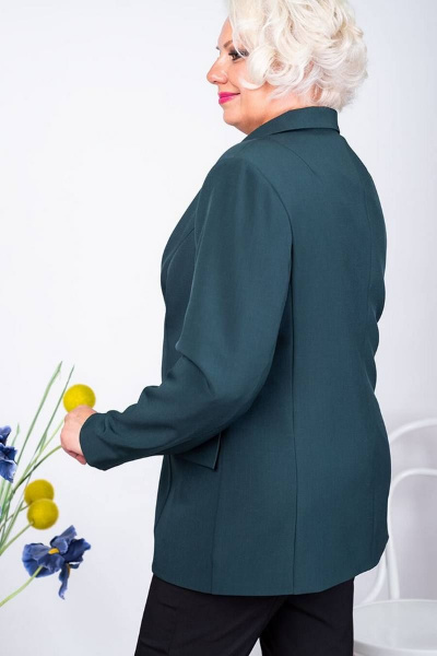 Жакет деловой прямой крой из текстиля для элегантных образов Camelia 2229 5 - фото 4