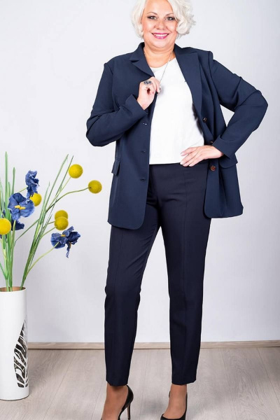 Жакет деловой прямой крой на подкладке для стильных образов Camelia 2229 4 - фото 5
