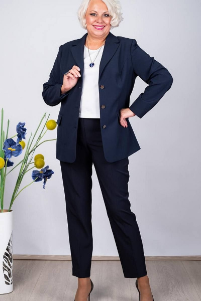 Жакет деловой прямой крой на подкладке для стильных образов Camelia 2229 4 - фото 2