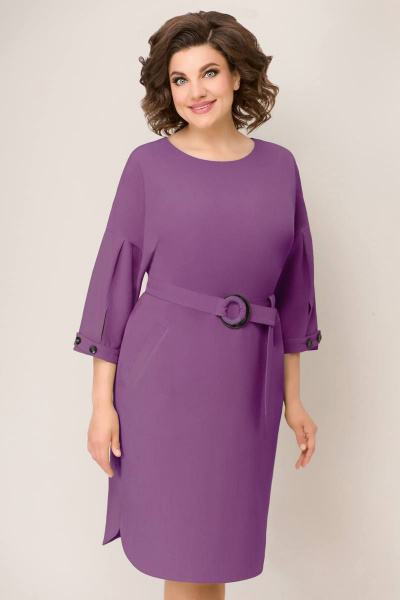 Платье VOLNA 1302 слива - фото 3