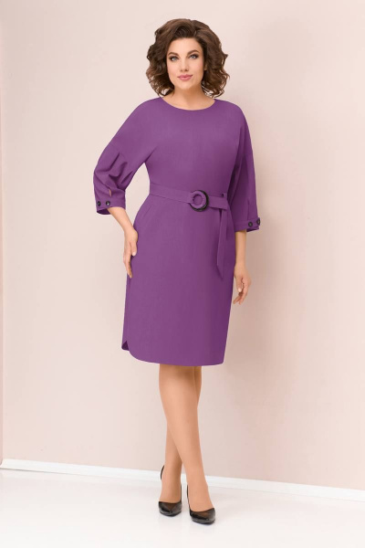 Платье VOLNA 1302 слива - фото 1