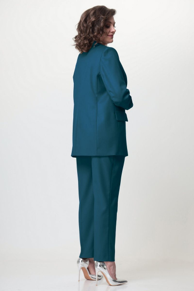Блуза, брюки, жакет Орхидея 1150-3 морская_волна - фото 2