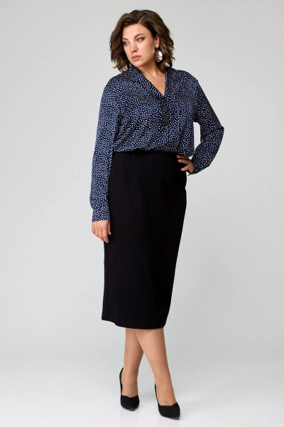 Блуза Ollsy 2082 синий - фото 6